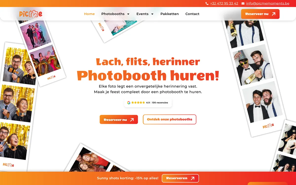 Website van Picmemoments